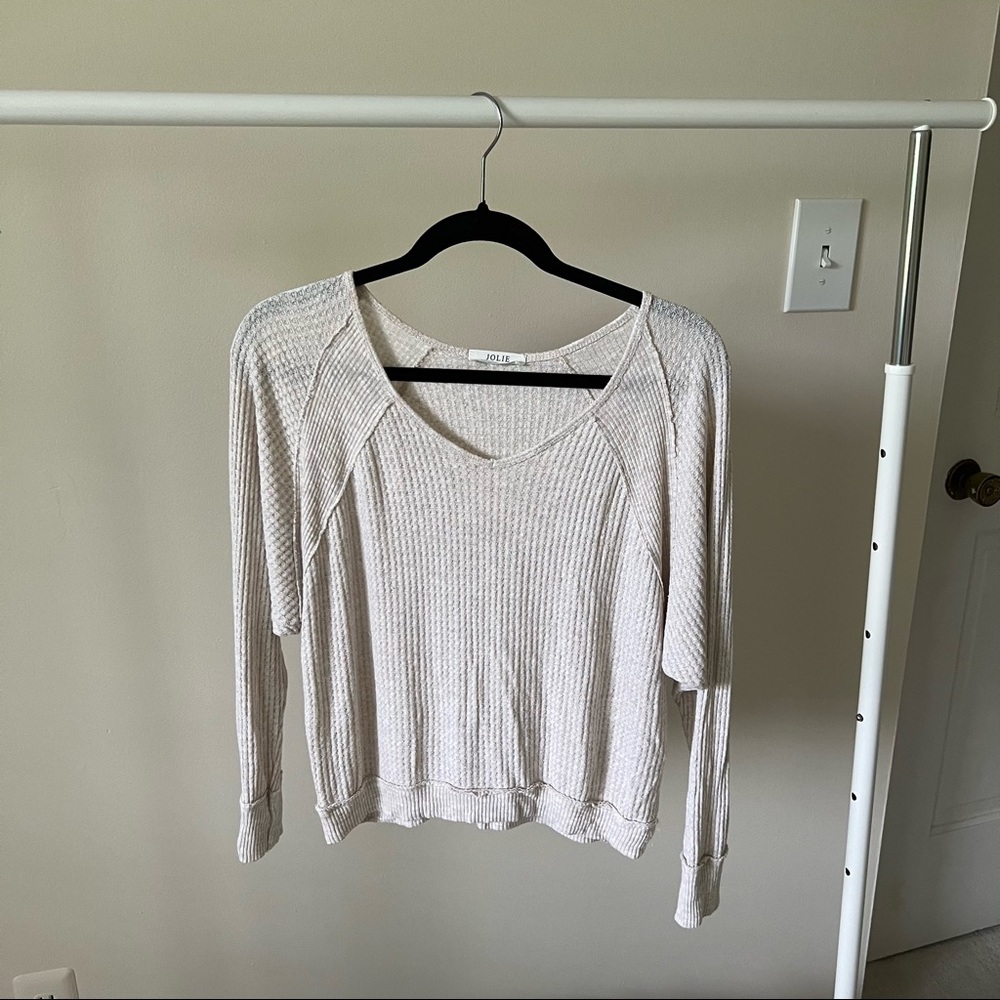 Free People waffle Tee